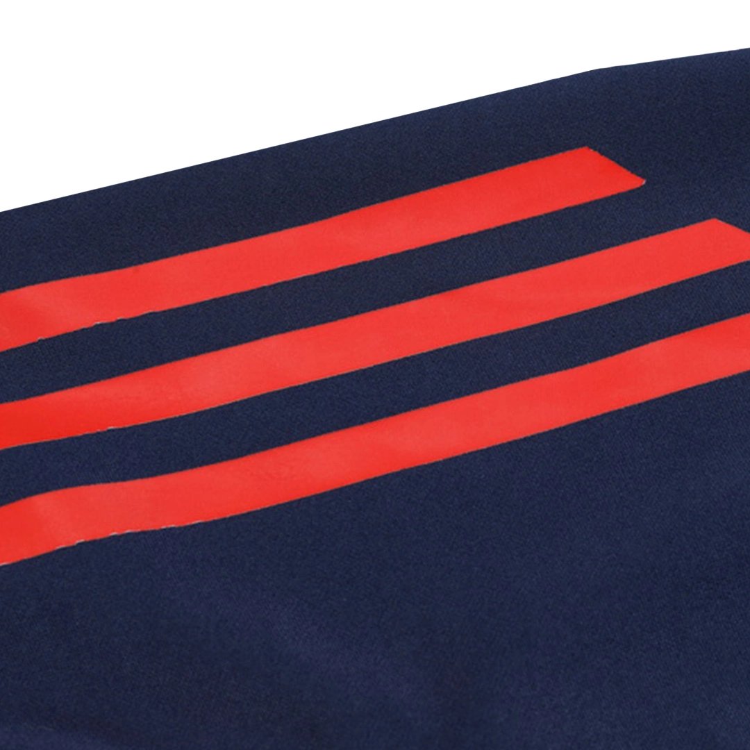 Manchester United 1/2 Zipper Sweat Kit (Top+Pants) Red 2024/25