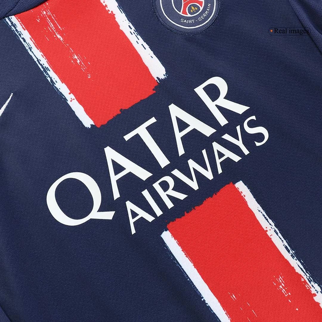 PSG Soccer Jersey Home Kids Kit Jersey+Shorts 2024/25