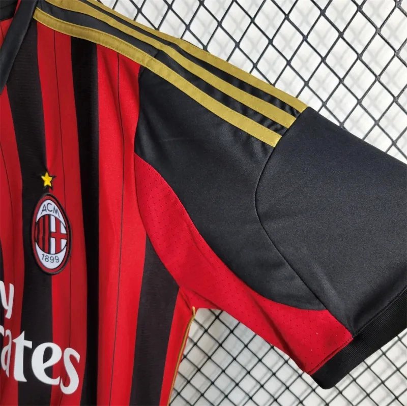 Kaká #22 AC Milan Retro Soccer Jersey Home Shirt 2013/14