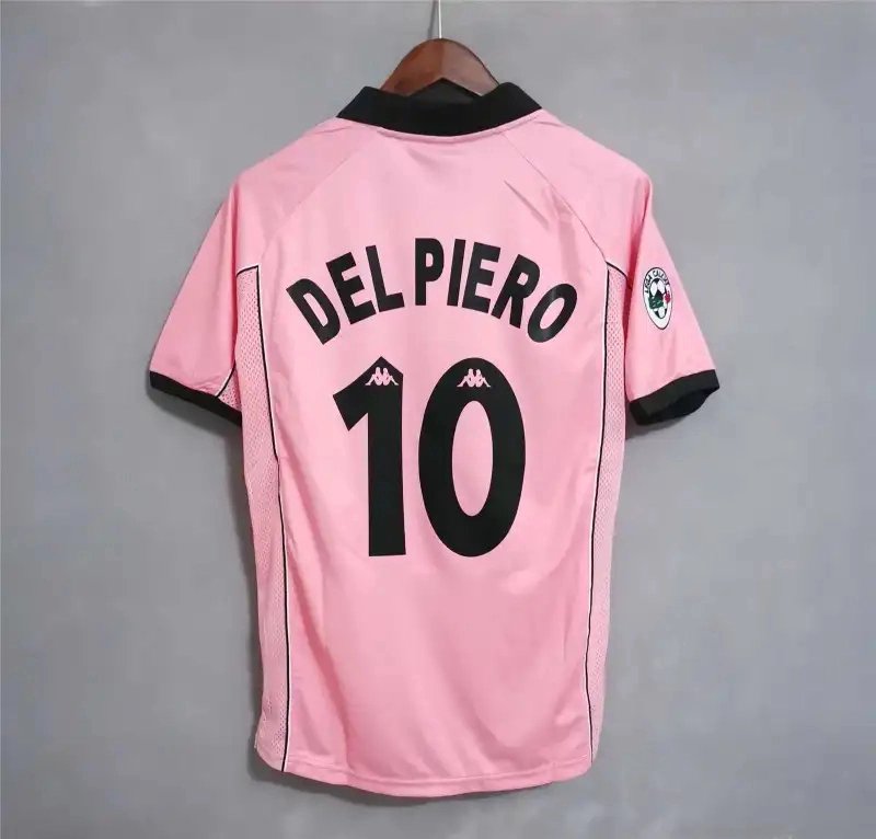 Juventus Retro Soccer Jersey Centenary Custom Shirt 1997-98
