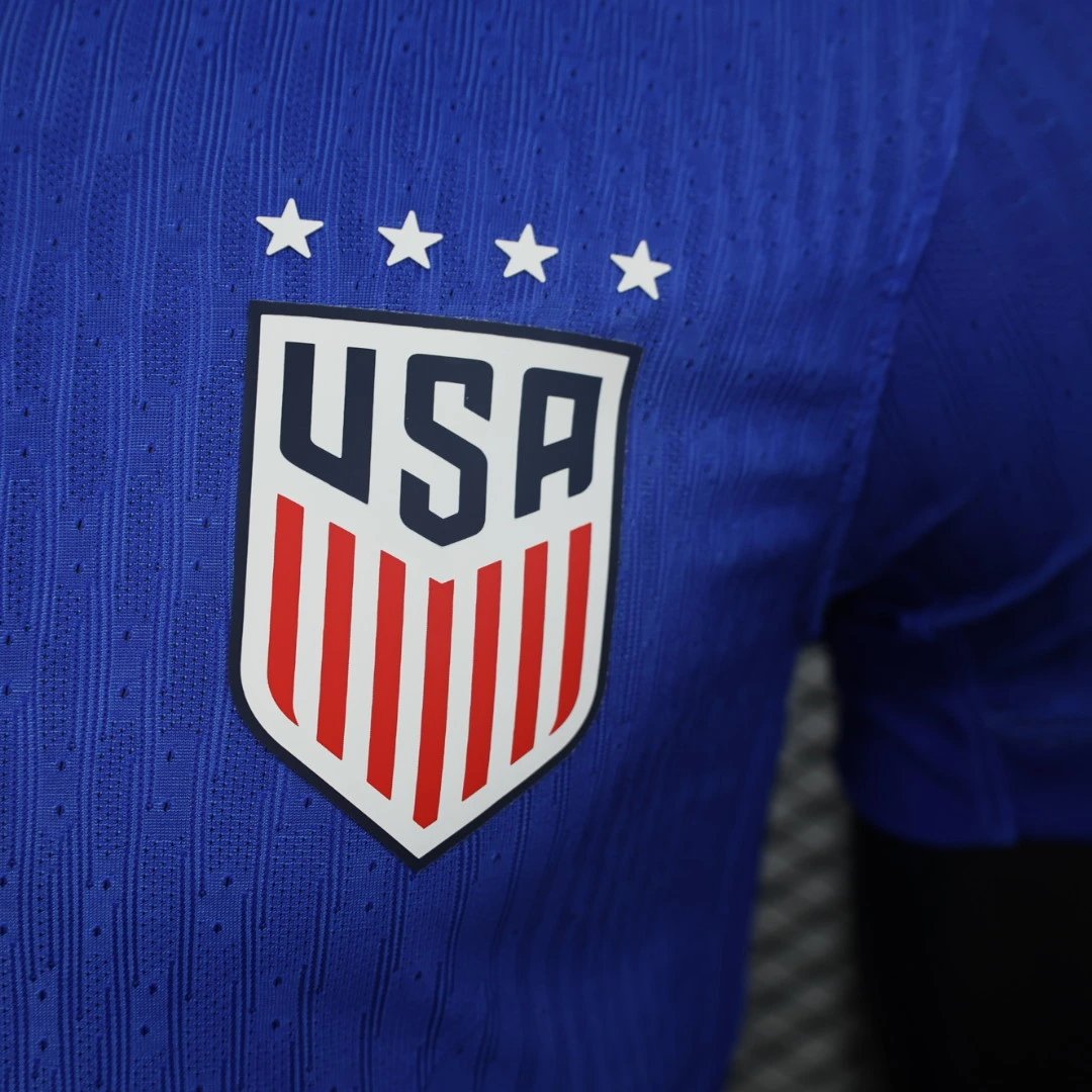USA Authentic Soccer Jersey Away Shirt Copa America 2024