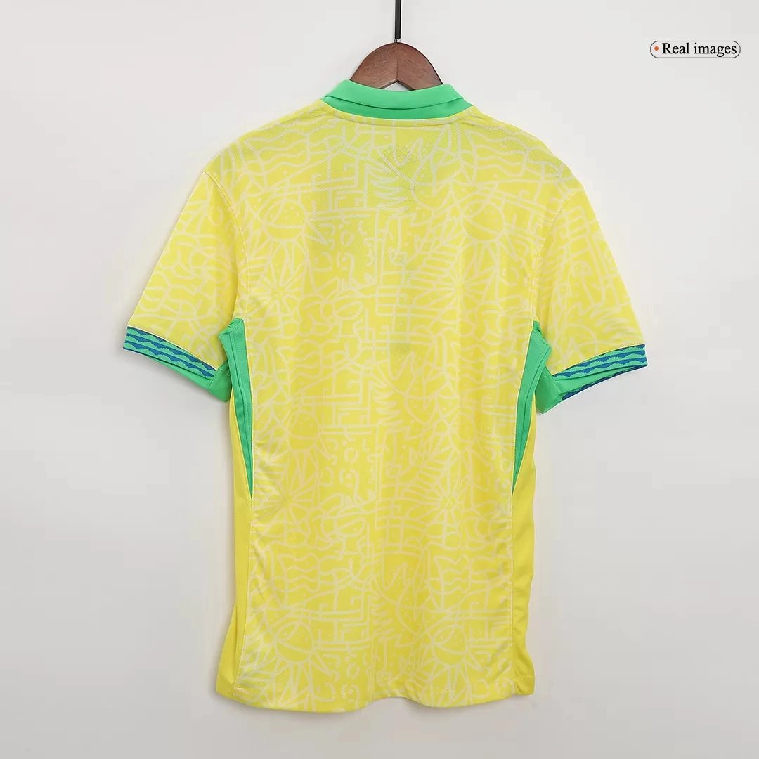 Brazil Soccer Jersey Home Custom Shirt Copa America 2024