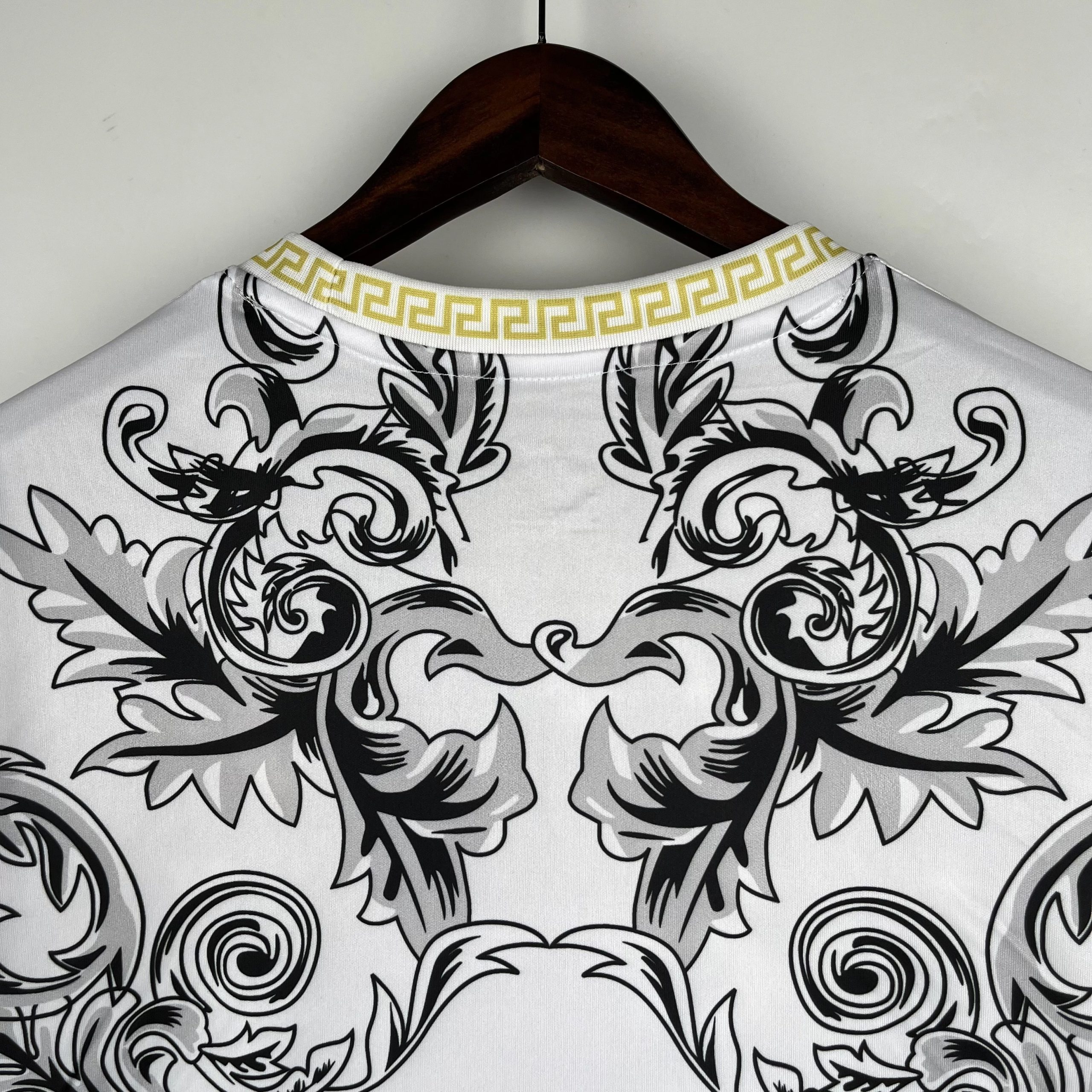 Italy Soccer Jersey x Versace White Special Edition Custom Shirt 2024