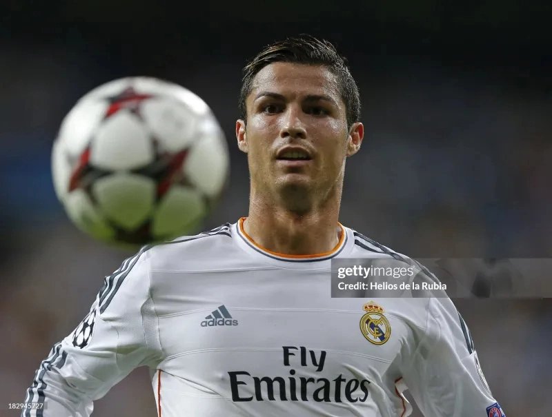 Real Madrid Authentic Retro Jersey Home Long Sleeve Soccer Shirt 2013/14