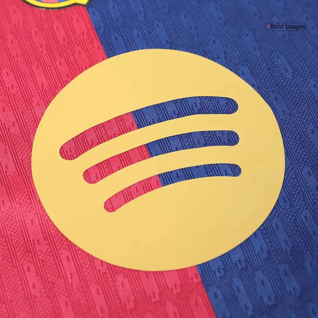Authentic Soccer Jersey Barcelona Home Shirt 2024/25-Spotify Logo Without Text