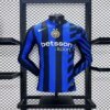 Authentic Soccer Jersey Inter Milan Home Long Sleeve Shirt 2024/25