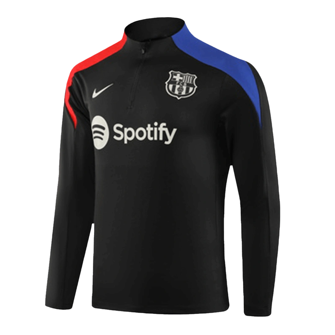 Barcelona Zipper Sweatshirt Kit (Top+Pants) 2024/25