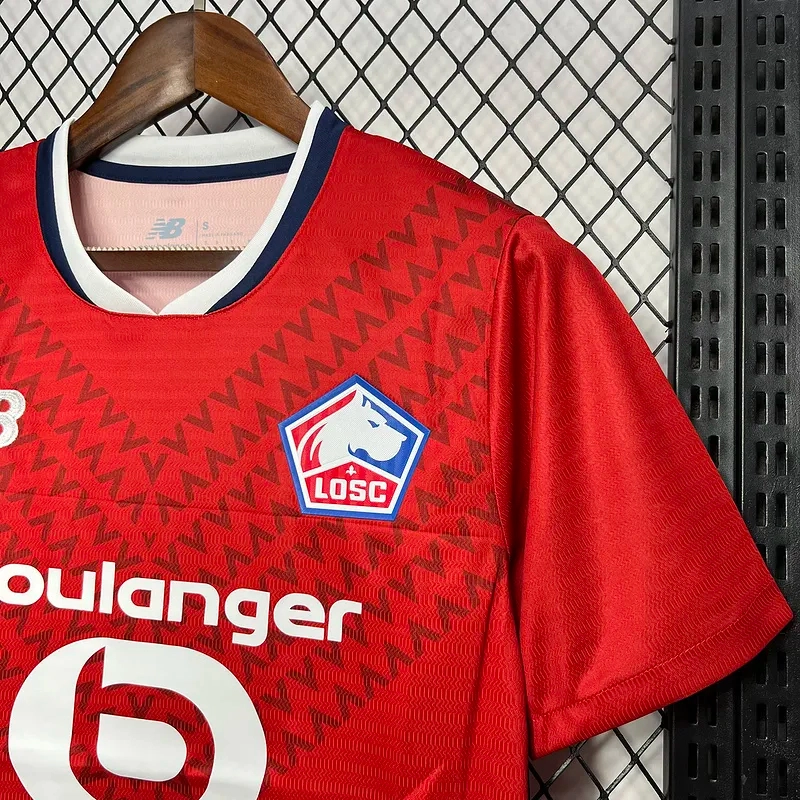 Lille OSC Soccer Jersey Home Custom Shirt 2024/25