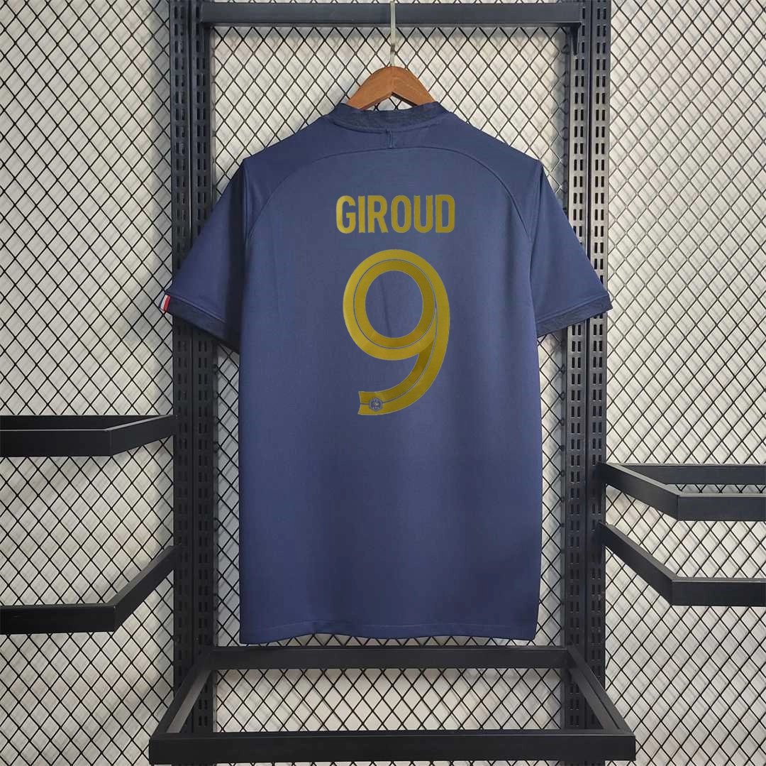 France Retro Soccer Jersey Home Custom Shirt World Cup 2022