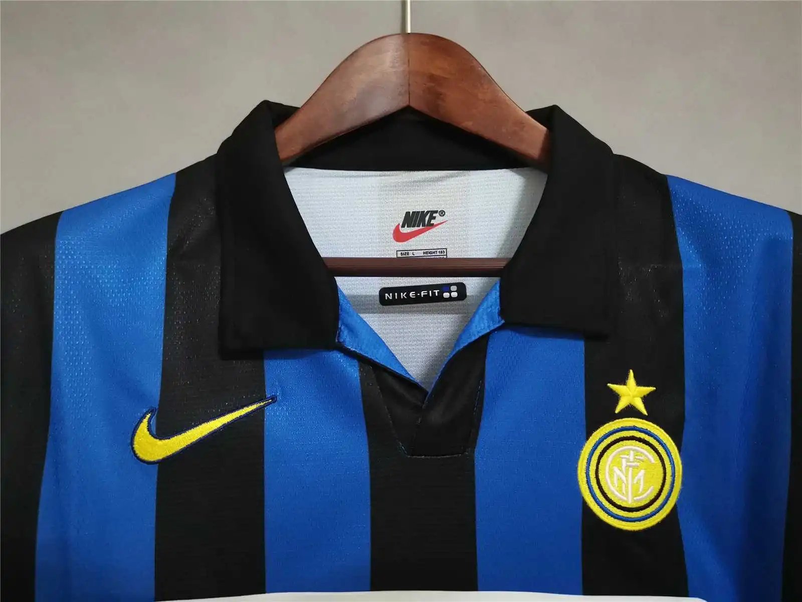Inter Milan Jersey Custom Home Soccer Jersey 1998/99