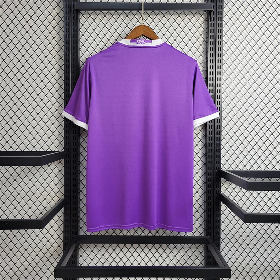 Real Madrid Retro Jersey Away Soccer Shirt 2016/17