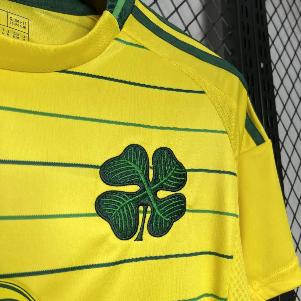 Celtic Soccer Jersey Away Custom Shirt 2024/25