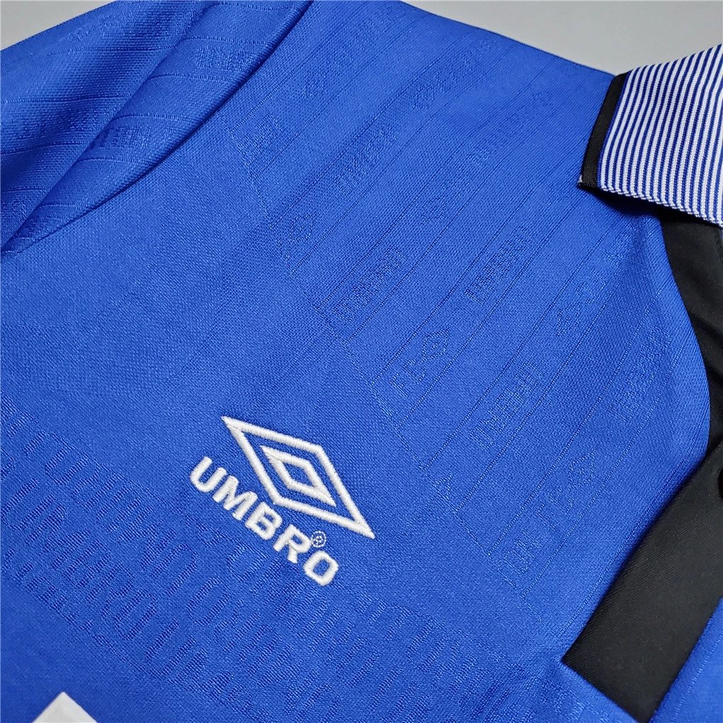 Everton Retro Football Jersey Home Custom Shirt 1994/95
