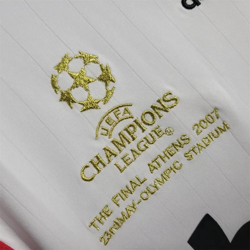 Kaká #22 AC Milan Retro Soccer Jersey Away UCL Final Custom Shirt 2006/07