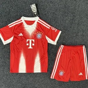 Bayern Munich Home Kids Kit Jerseys+Shorts 2025/26