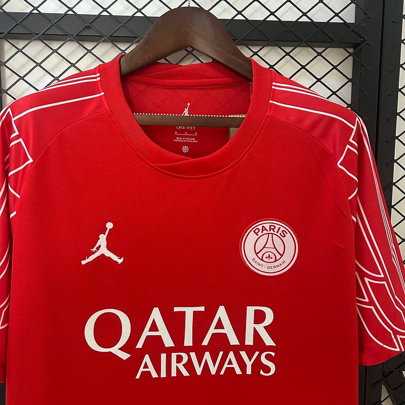 PSG Soccer Jersey Red Custom Shirt 2025/26
