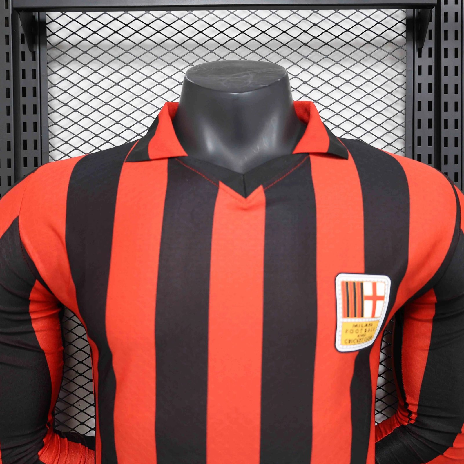 AC Milan Authentic Soccer Jersey 125th Anniversary Long Sleeve Shirt 2024/25