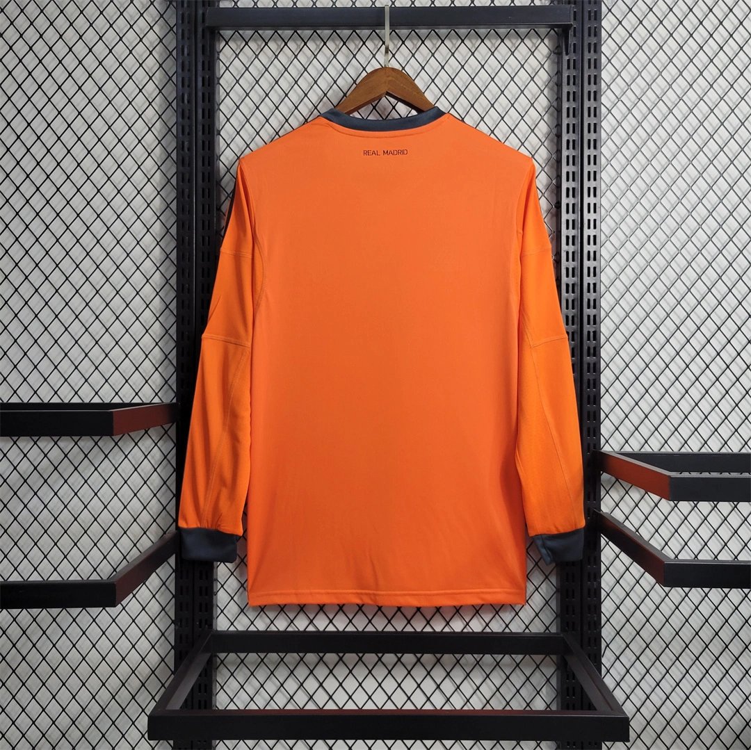 Real Madrid Retro Jersey Third Away Long Sleeve Custom Soccer Shirt 2013/14