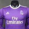 Real Madrid Authentic Retro Jersey Away Long Sleeve Soccer Shirt 2016/17