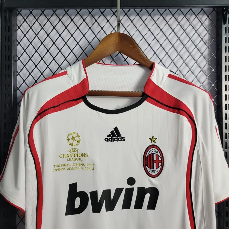 Kaká #22 AC Milan Retro Soccer Jersey Away UCL Final Custom Shirt 2006/07