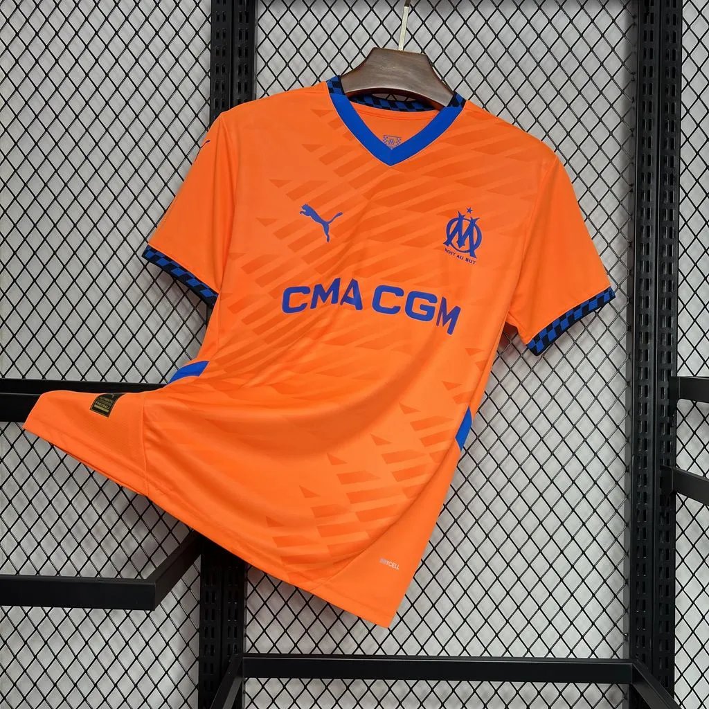 Marseille Soccer Jersey Third Away Custom Shirt 2024/25