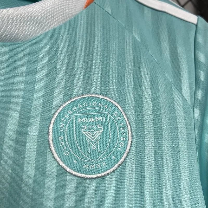 Inter Miami Soccer Jersey Third Away Kids Kit Jersey+Shorts 2024