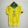 Brazil Retro Jersey Custom Home Soccer Jersey 2004