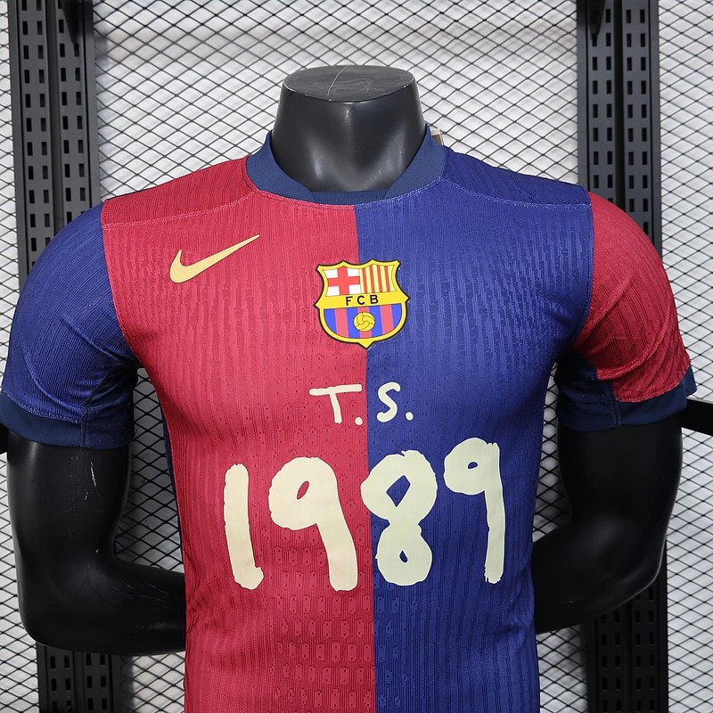 c017471d17bcb63036f7c4fd7b68b195b7d7d616 Barcelona Authentic Soccer Jersey Home x Taylor Swift Shirt 2025/26