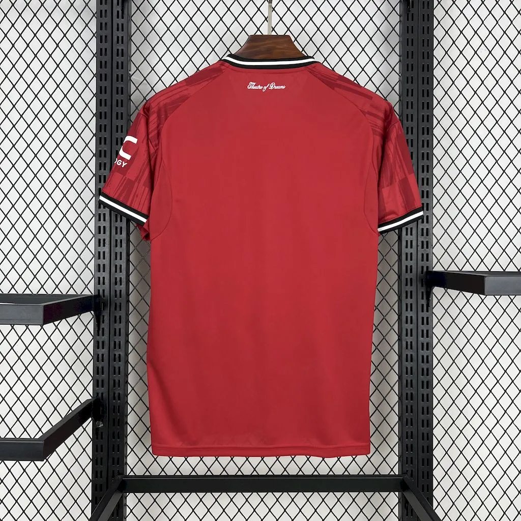 Manchester United Home Football Jersey Shirt 2025/26.