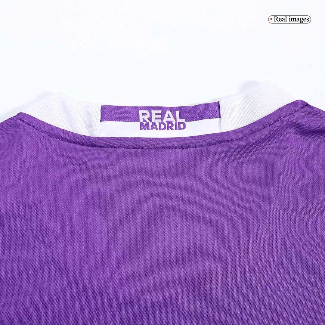 Real Madrid Retro Jersey Away Soccer Shirt Long Sleeve 2016/17