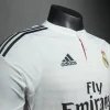 Real Madrid Authentic Retro Jersey Home Long Sleeve Soccer Shirt 2014/15