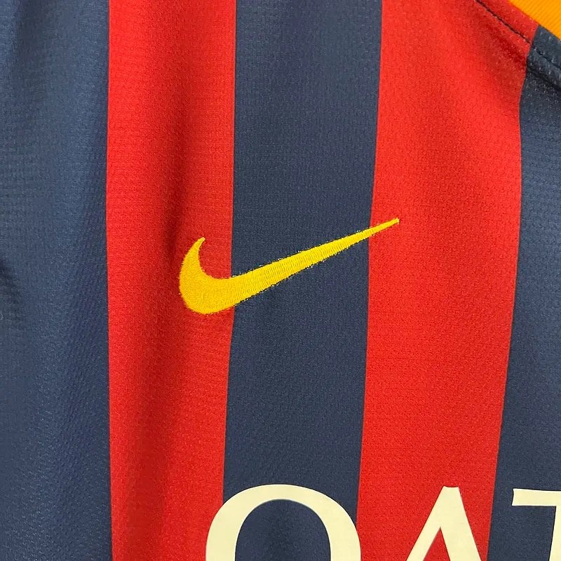 Barcelona Retro Jersey Home Soccer Shirt 2013-14