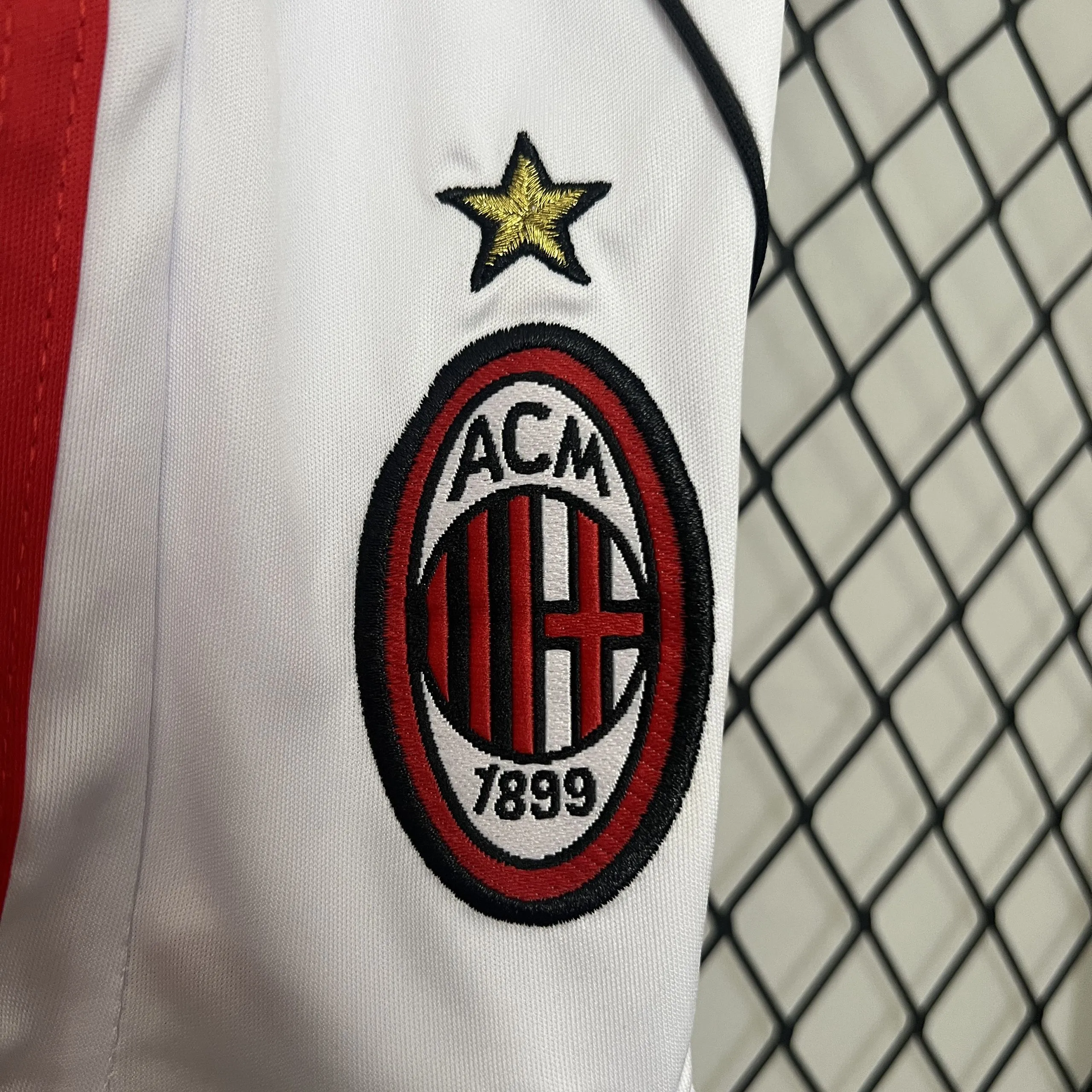 AC Milan Retro Soccer Jersey Away Kids Kit Jersey+Shorts 2006/07 - UCL Final