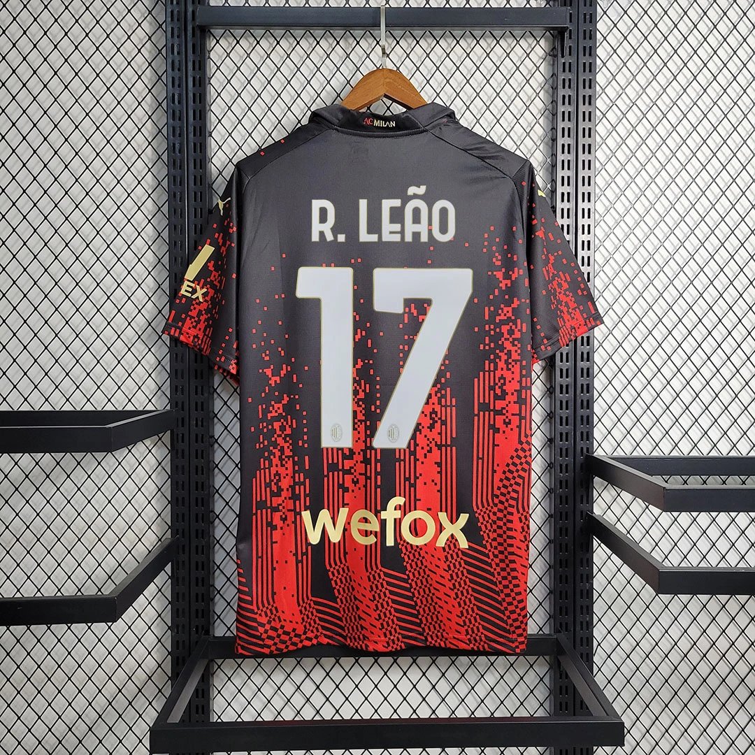 AC Milan Retro Soccer Jersey Fourth Away Custom Shirt 2022/23
