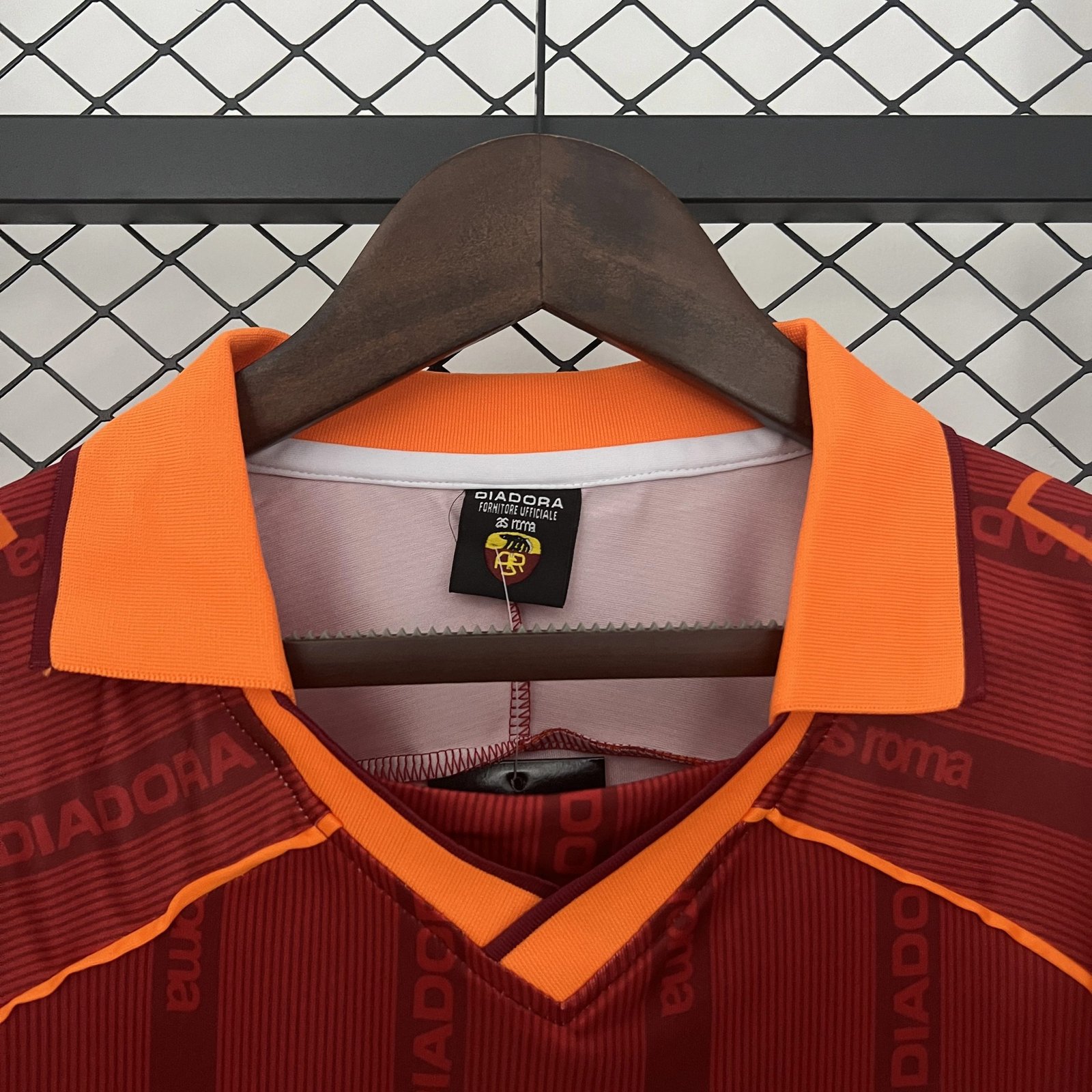 Roma Retro Soccer Jersey Home Custom Shirt 1999/00