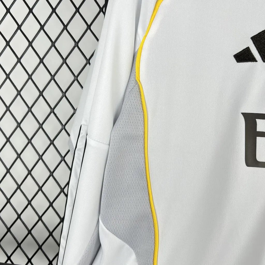 Real Madrid Soccer Jersey Home Custom Long Sleeves Shirt 2025/26