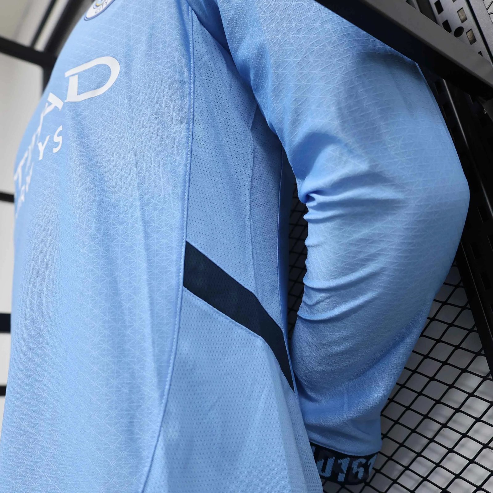 Manchester City Authentic Home Long Sleeve Football Jersey Shirt 2024/25