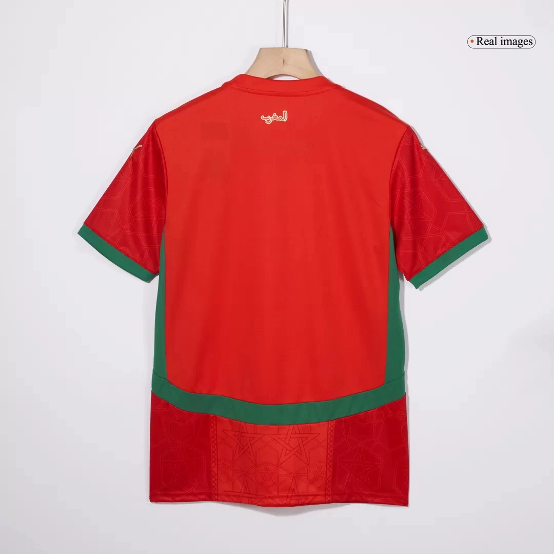Morocco Soccer Jersey Home Custom Shirt 2024-25