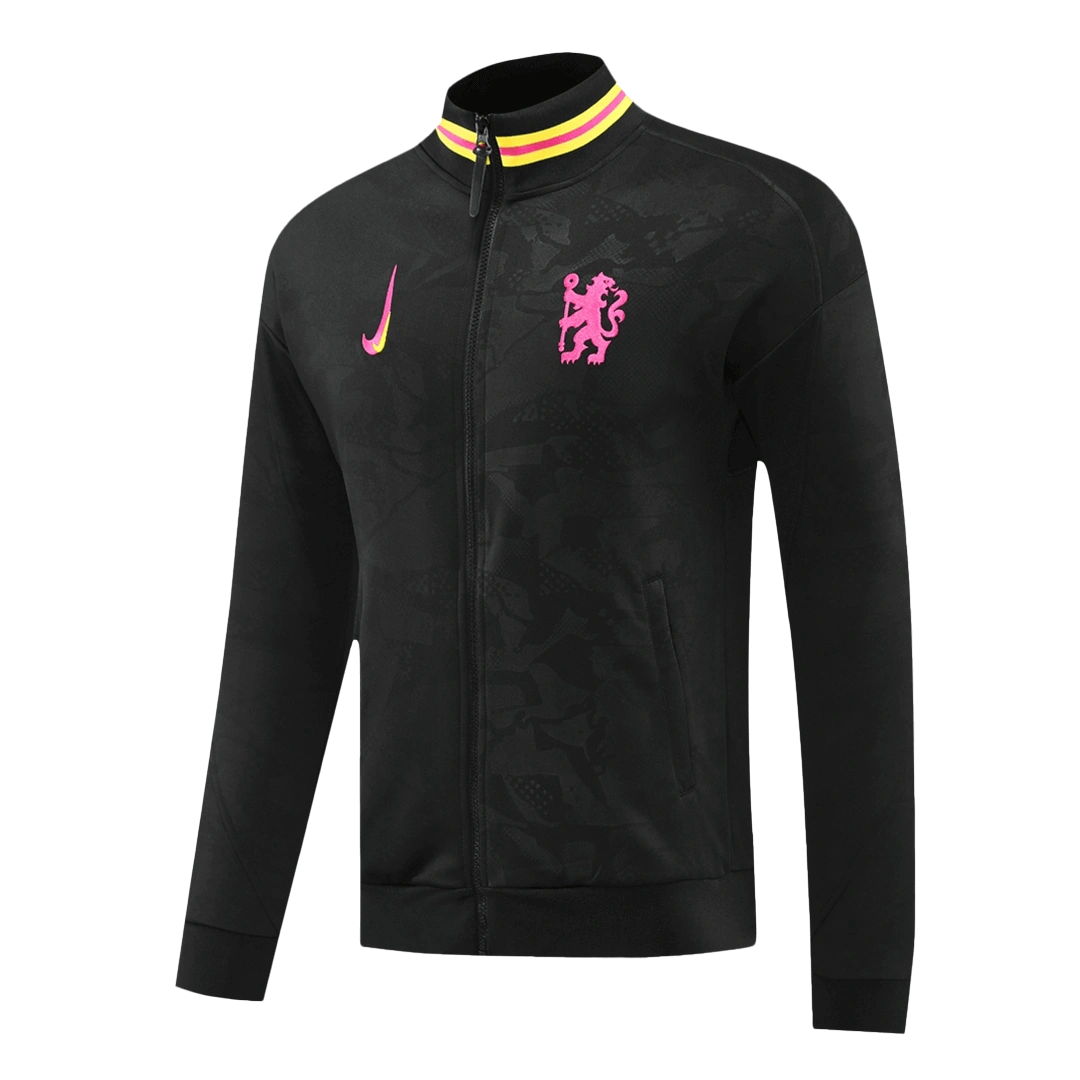 Chelsea Full Zipper Training Kit (Jacket+Pants) Black 2024/25