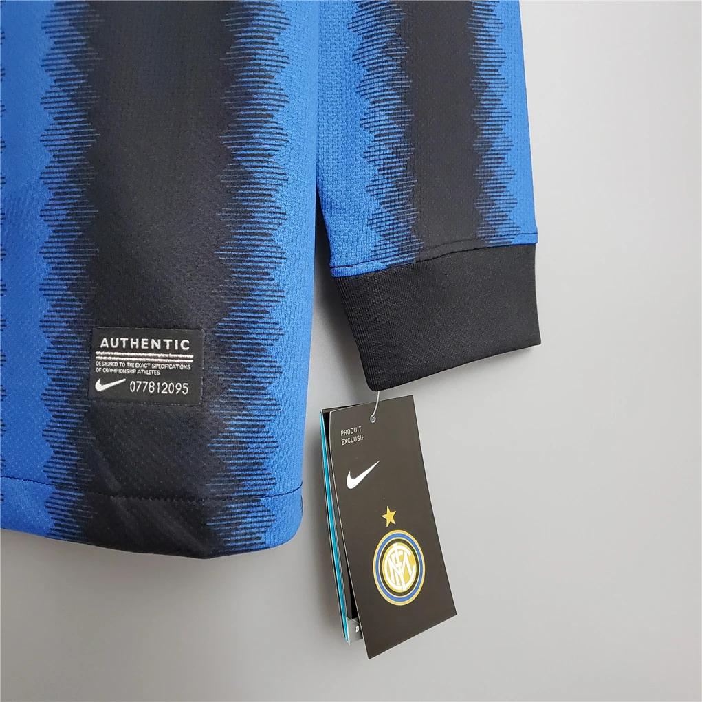 Inter Milan Jersey Custom Home Retro Soccer Jersey Long Sleeve 2010/11