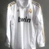 Real Madrid Authentic Retro Jersey Home Long Sleeve Soccer Shirt 2011/12