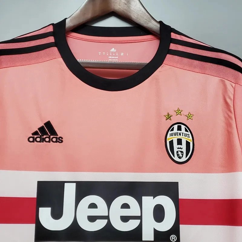 Juventus Retro Soccer Jersey Away Custom Shirt 2015-16