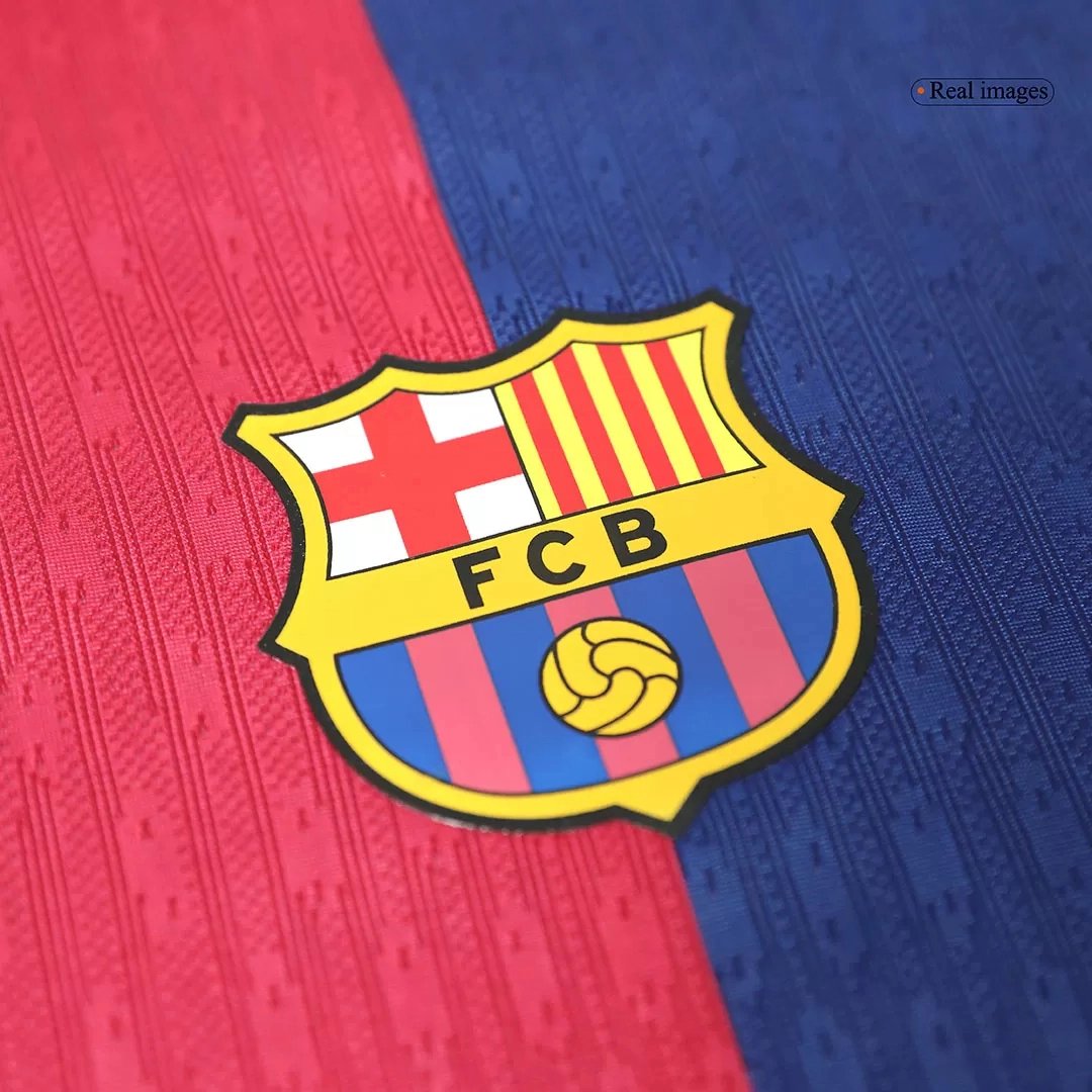 Authentic Soccer Jersey Barcelona Home Shirt 2024/25-Spotify Logo Without Text
