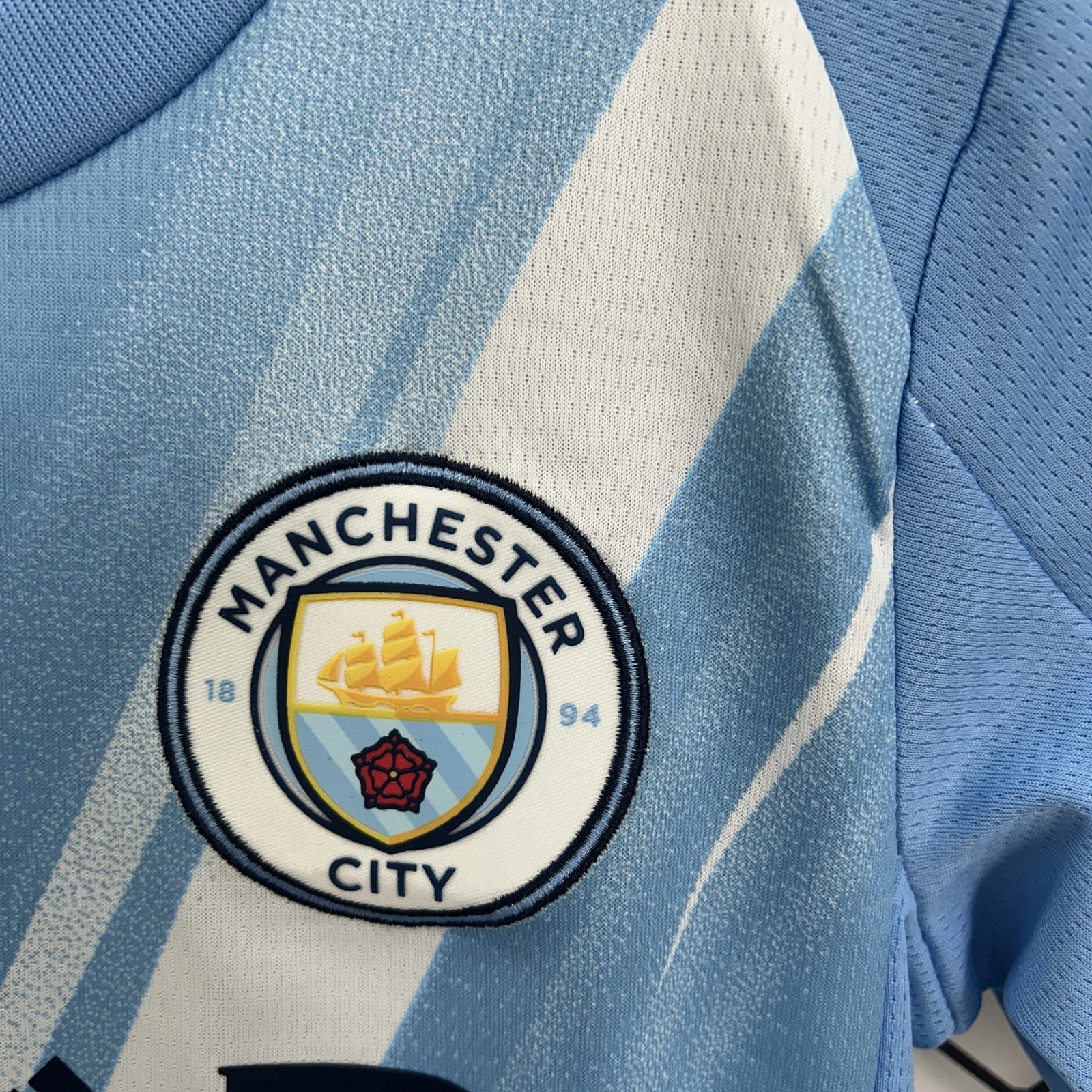 Manchester City Home Kids Kit Jersey+Shorts 2025/26