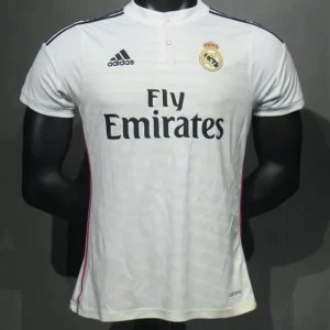 Real Madrid Authentic Retro Jersey Home Soccer Shirt 2014/15