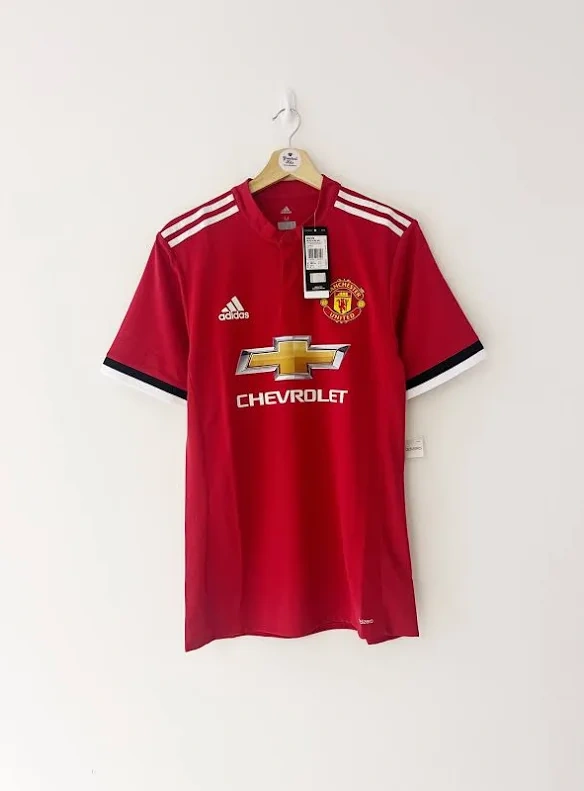 Manchester United Retro Home Football Jersey Shirt 2017/18