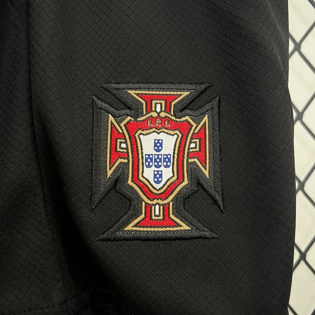 Portugal Away Football Uniform Kids Kit Jersey+Shorts EURO 2024