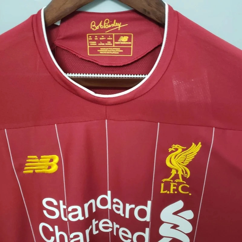 Liverpool Retro Football Jersey Home Custom Shirt 2019/20