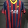 Authentic Barcelona Retro Jersey Home Soccer Shirt 2013-14