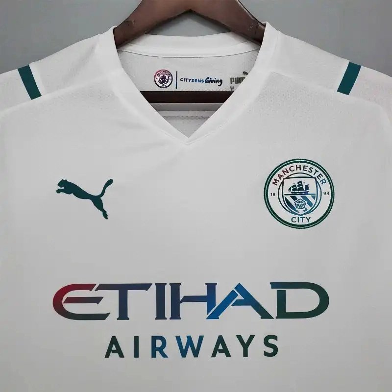 Manchester City Retro Away Football Jersey Shirt 2021/22